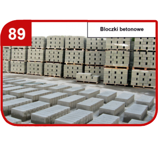 Wzór 89 Bloczki betonowe